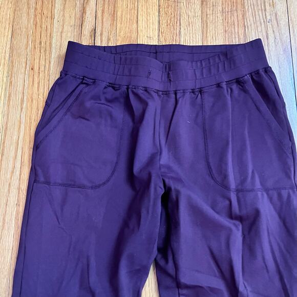 Zyia Pants Womens Small Unwind Jogger Maroin Pockets ** - Picture 2 of 11